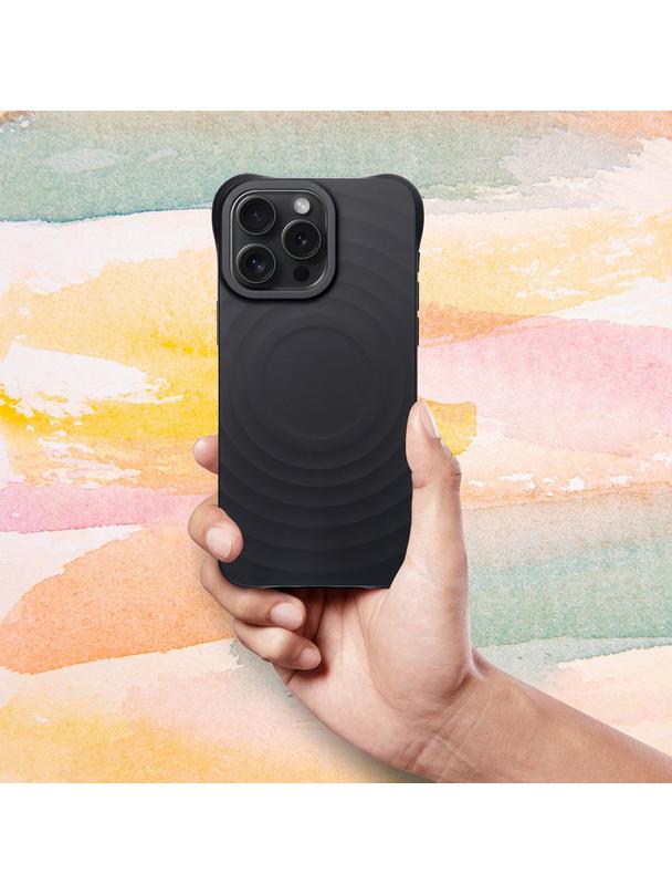 Silicone Zephyr Mag Cover kompatybilny z MagSafe do IPHONE 13 czarny