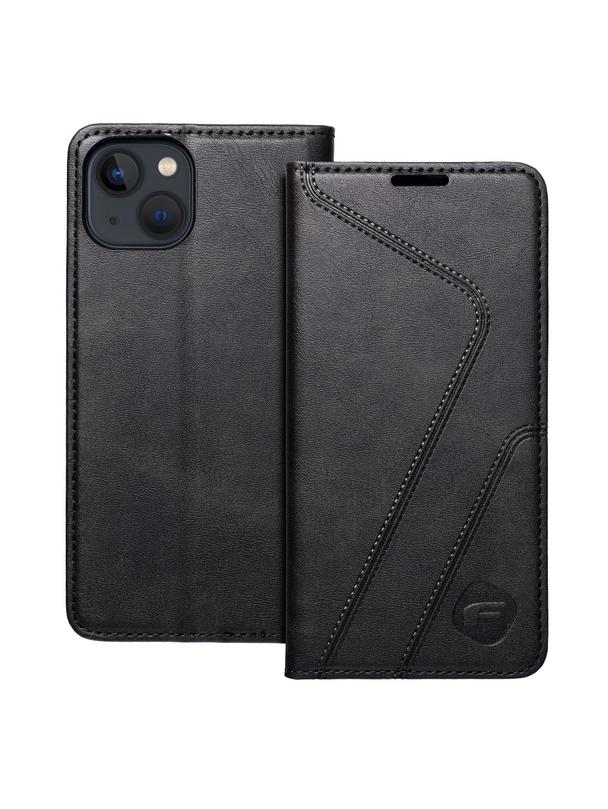 Pokrowiec na iPhone 13 Forcell F-Protect RFID Blocker Book czarny