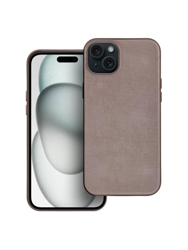 Futerał WOVEN MAG COVER kompatybilny z MagSafe do IPHONE 15 Plus jasny brązowy