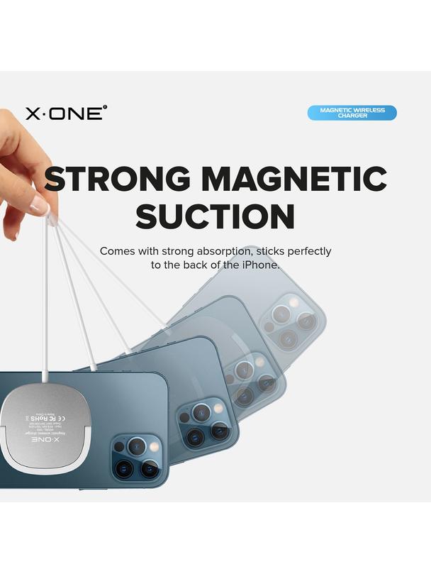 Ładowarka Bezprzewodowa X-ONE kompatybilna z Magsafe 15W