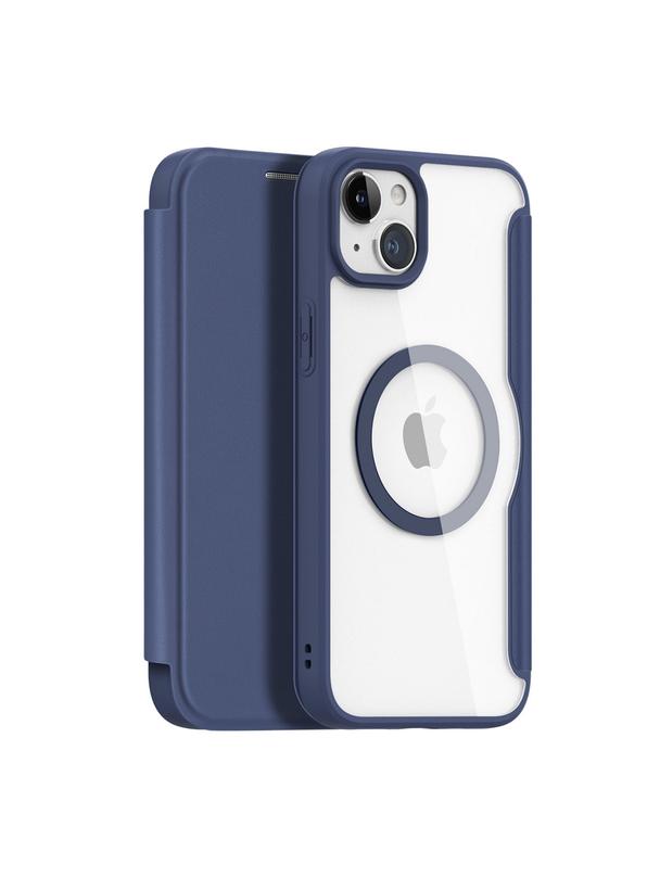 DUX DUCIS kabura SKIN X PRO kompatybilna z MagSafe do IPHONE 15 Plus niebieska