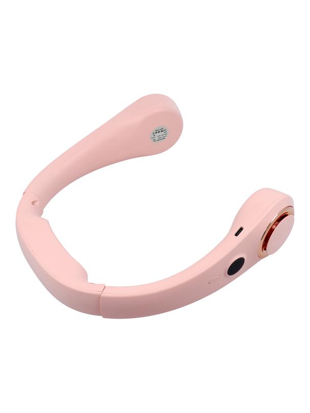 Przenośny wentylator na szyję F50 różowy