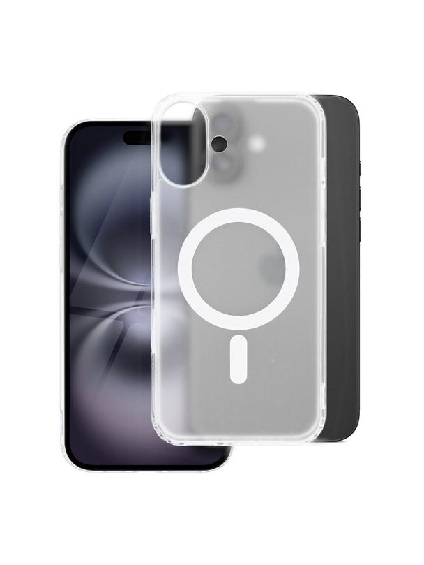 Futerał FROST MAG COVER kompatybilny z MagSafe do IPHONE 12 Pro Max transparentny zmrożony