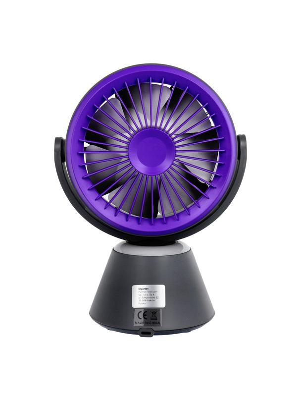 Wentylator / wiatrak biurkowy HX-121B ciemny szary