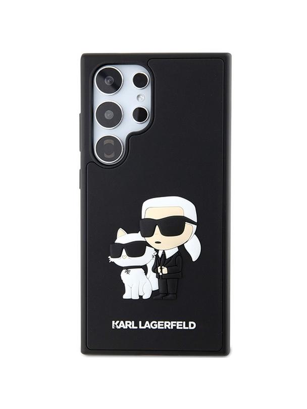 KARL LAGERFELD futerał do SAMSUNG S24 Ultra KLHCS24L3DRKCNK (3D RUBBER KC NFT) czarny