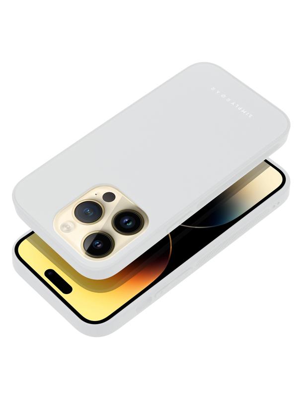 ROAR futerał MATTE GLASS do IPHONE 14 stalowy