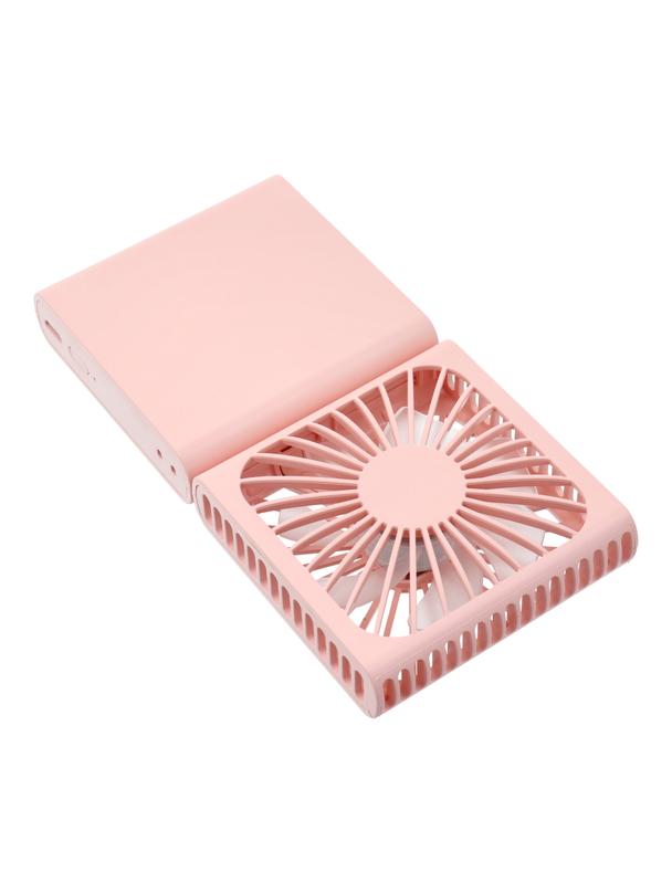 Wentylator / wiatrak przenośny składany F10 różowy