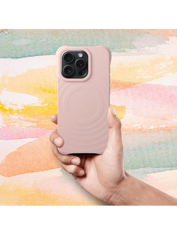 Silicone Zephyr Mag Cover kompatybilny z MagSafe do IPHONE 13 PRO MAX różowy