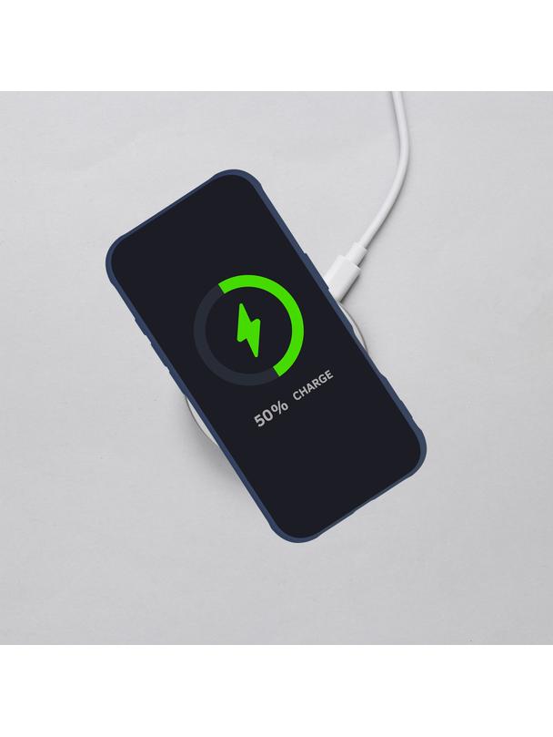 Futerał FULL MATTE MAG COVER kompatybilny z MagSafe do IPHONE 15 Pro niebieski