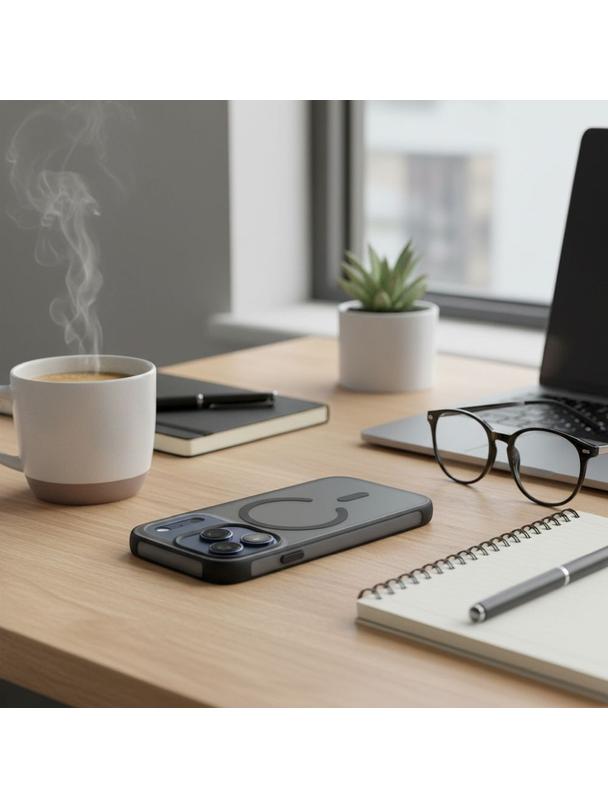 Futerał do iPhone 17 AIR Flexline Mag Cover zgodny z MagSafe czarny