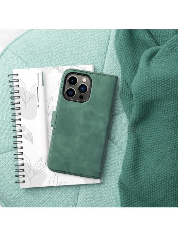 Kabura TENDER Book do IPHONE 13 MINI zielony