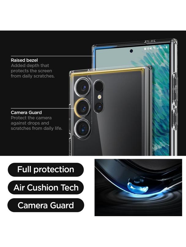 Futerał SPIGEN Ultra Hybrid do SAMSUNG S24 ULTRA crystal clear