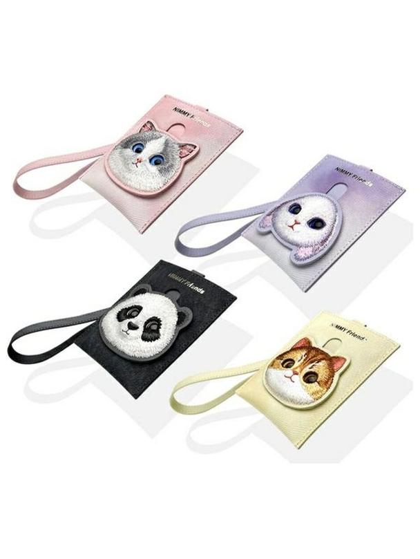 NIMMY portfel na karty BIG EYED PET 2.0 Cat khaki