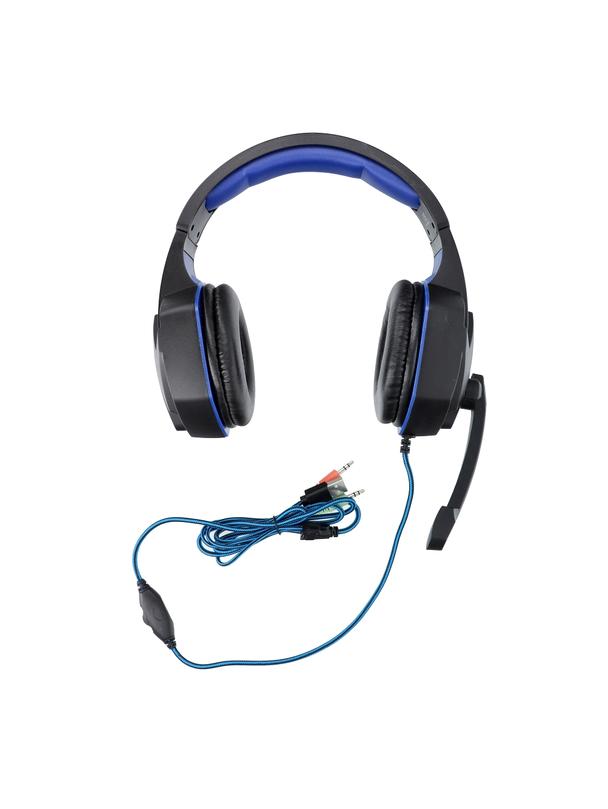 Słuchawki przewodowe nauszne Jack 3,5 mm / USB A Art gamingowe z mikrofonem G11 czarne