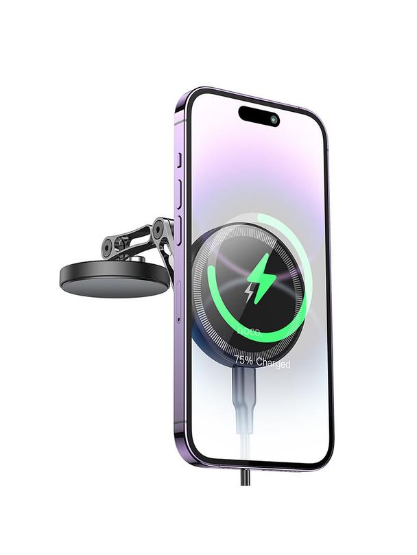 EOL HOCO uchwyt samochodowy indukcyjny do deski kompatybilny z MagSafe 15W HW26 czarny