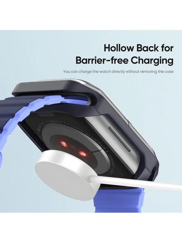 DUX DUCIS futerał TAMO do Apple Watch serii 10 46 mm transparentny z niebieskim