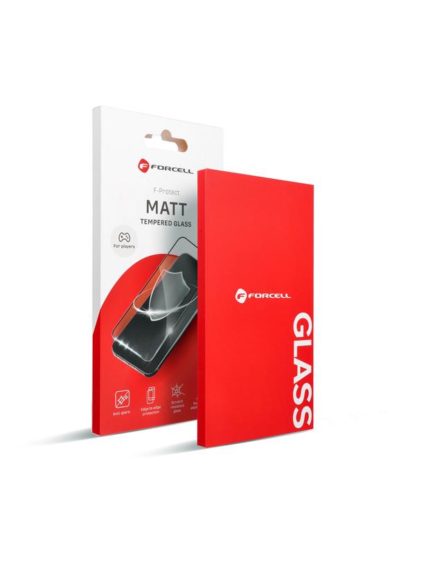 Szkło hartowane do iPhone 12 PRO MAX Forcell Matt Glass czarne