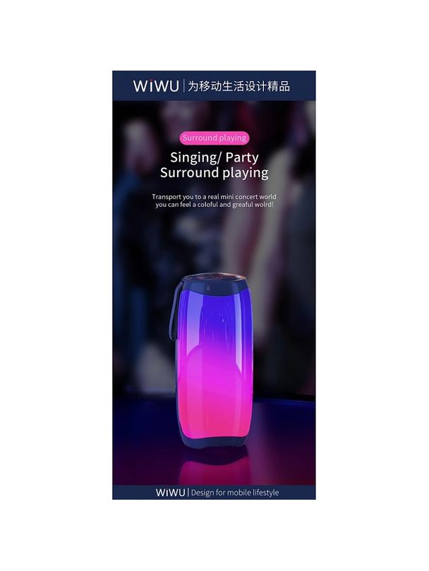 WiWU - Głośnik bezprzewodowy Thunder P40 LED 10W Light