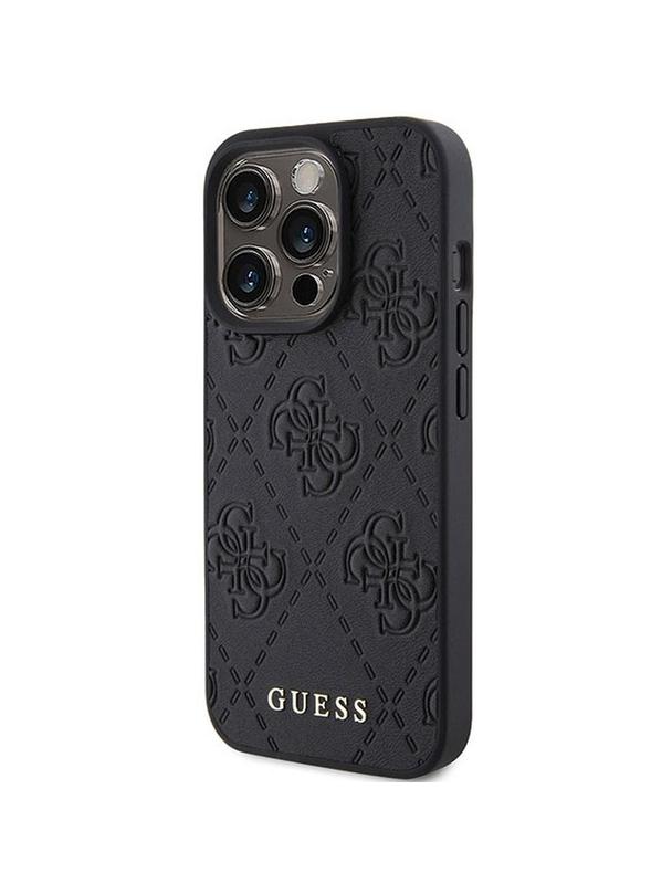GUESS futerał do IPHONE 15 Pro GUHCP15LP4EPMK (Quilted 4G Classic) czarny