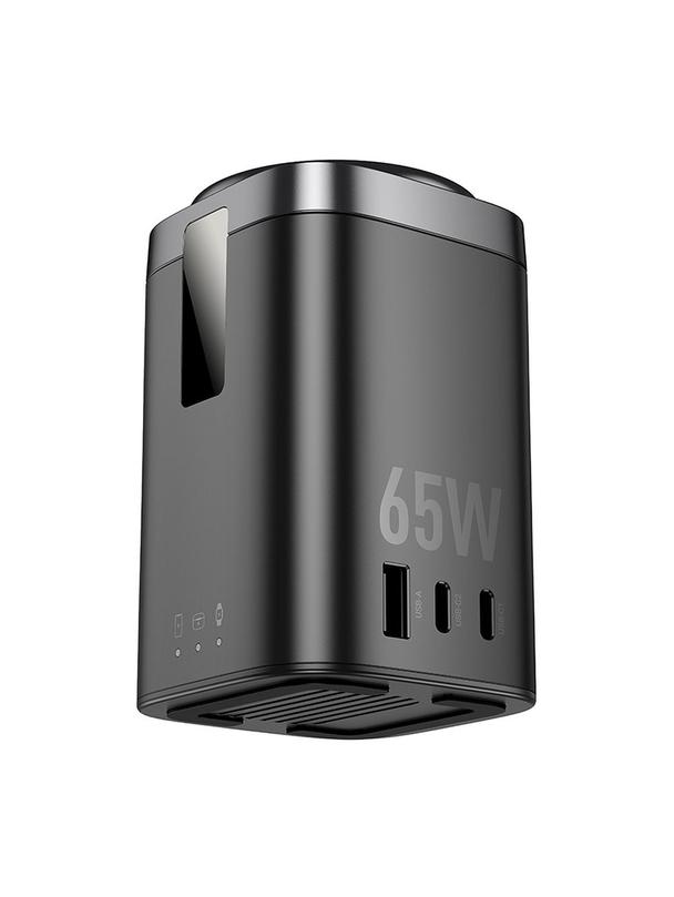 Ładowarka indukcyjna Hoco 6w1 PD QC 65W kompatybilna z Apple Watch CQ20A czarna