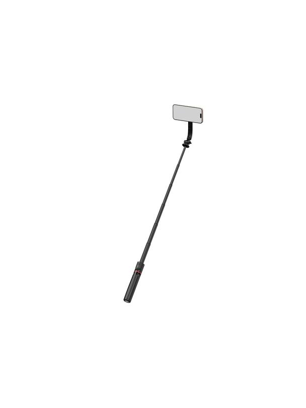 Uchwyt selfie z pilotem bezprzewodowym tripod kompatybilny z MagSafe L20 czarny