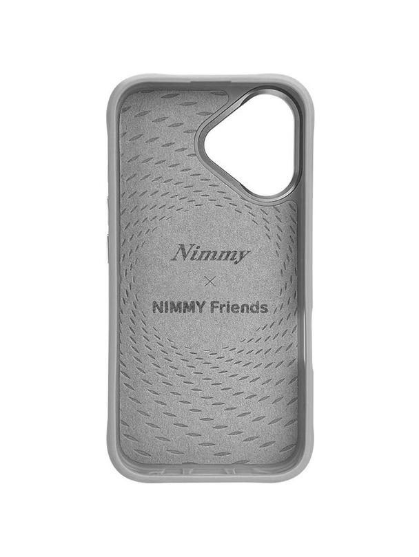 NIMMY futerał PANTERA kompatybilny z MagSafe do IPHONE 16 jasno szary