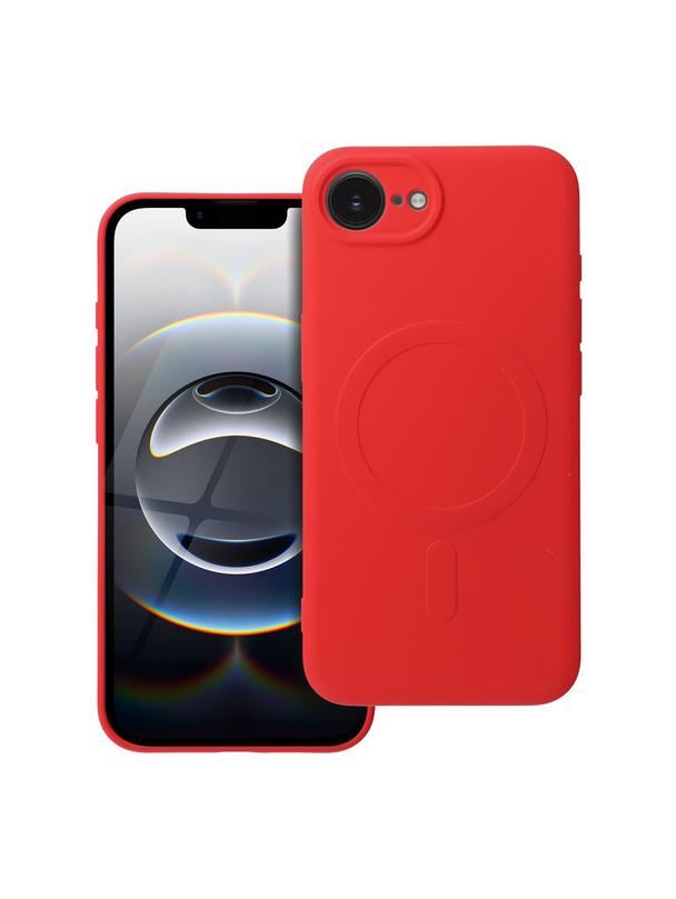 Futerał SILICONE MAG COVER kompatybilny z MagSafe do IPHONE 16e (SE 4 2025) czerwony