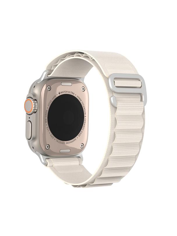 DUX DUCIS pasek GS nylonowy do Apple Watch 42 / 44 / 45 / 49 mm platynowy