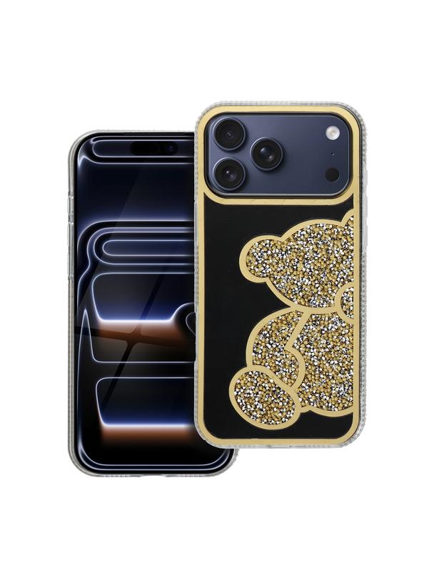 Futerał TEDDY BEAR do IPHONE 17 Pro Max złoty