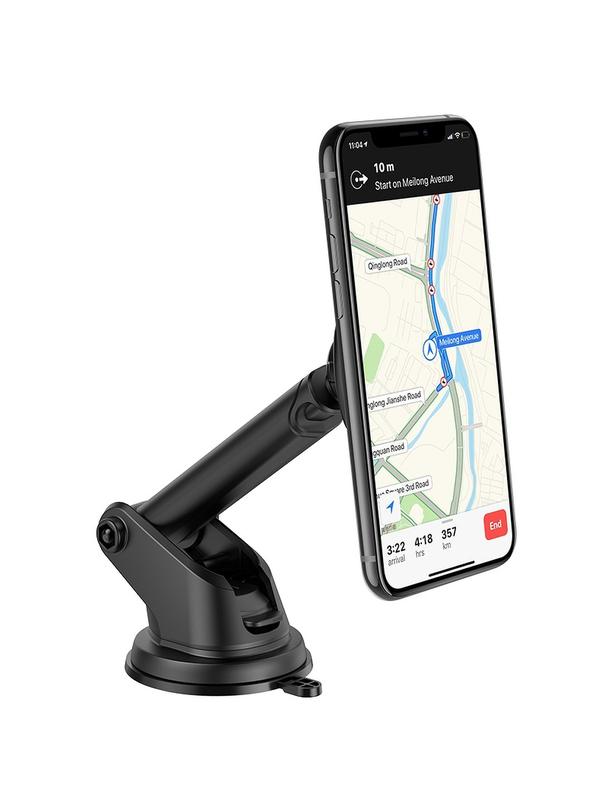 Uchwyt na telefon do samochodu magnetyczny Hoco do szyby / deski CA67 czarny