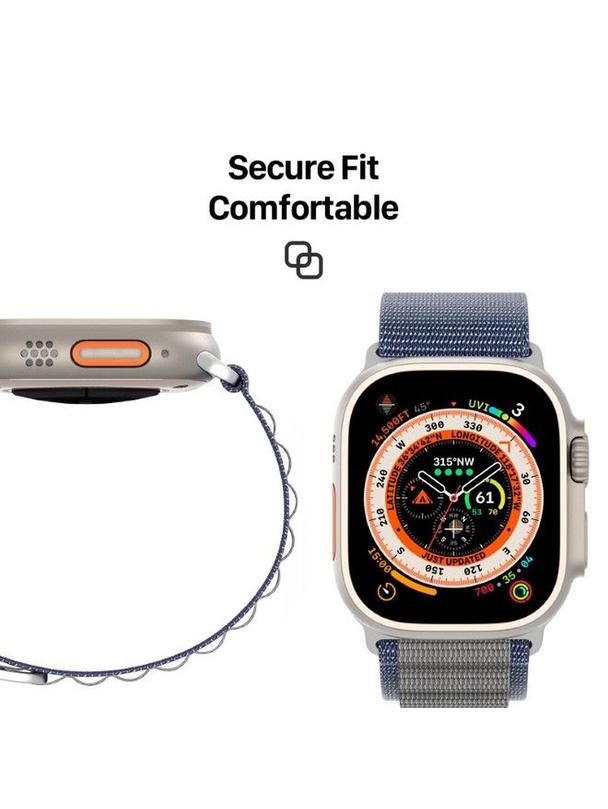 DUX DUCIS pasek GS nylonowy do Apple Watch 42 / 44 / 45 / 49 mm niebieski