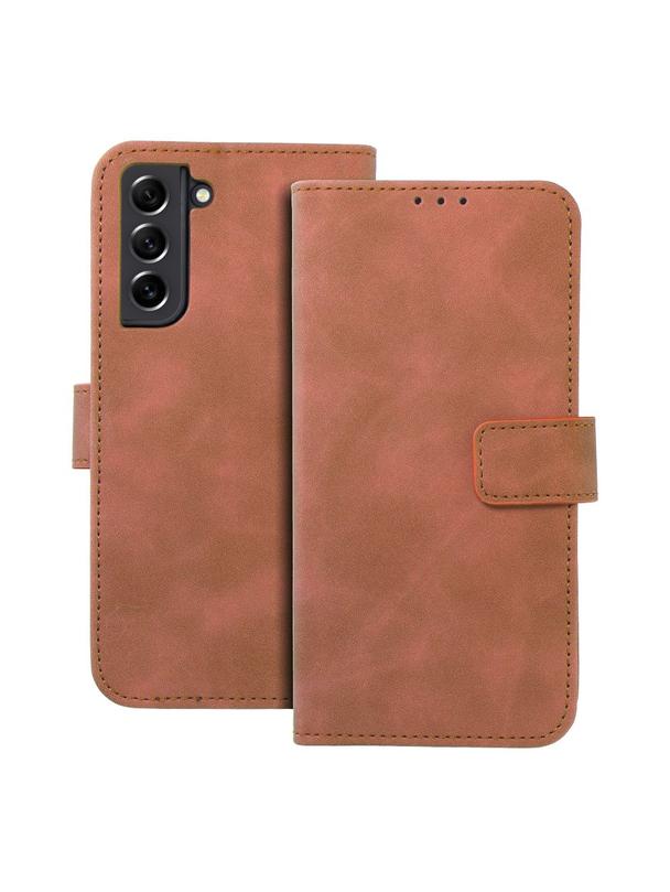 Kabura TENDER Book do SAMSUNG S21 FE brązowy