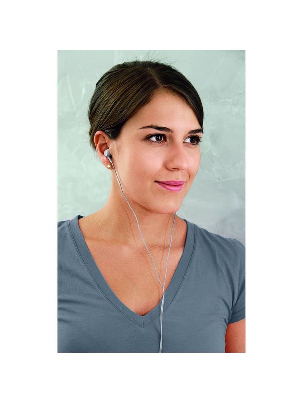 THOMSON słuchawki przewodowe Jack 3,5 mm z mikrofonem EAR3005GY szare