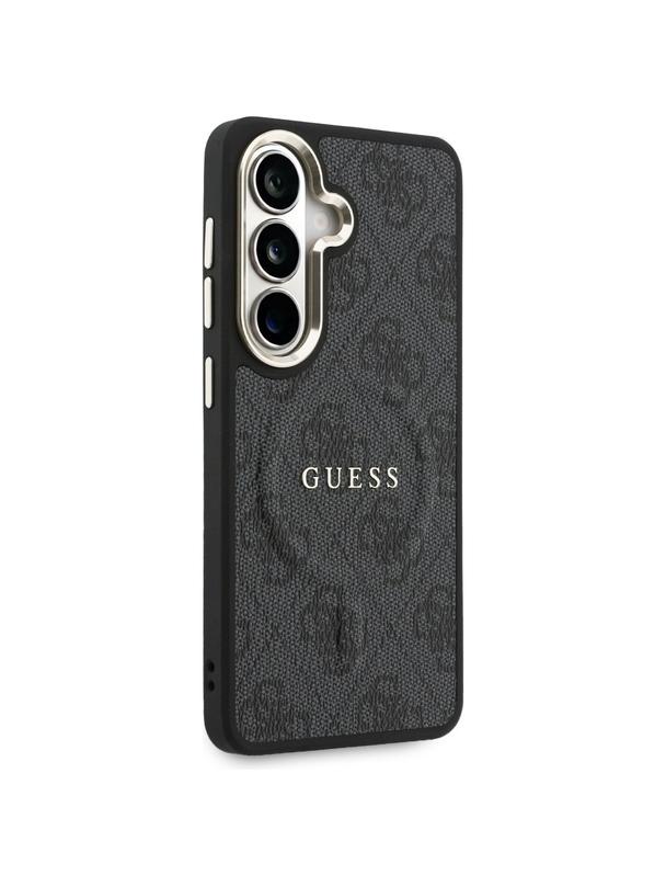 GUESS futerał do SAMSUNG S26 Plus GUHMS26MP4MSEGCK (4G Embossed Ring MagSafe) czarny
