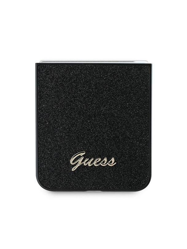 GUESS futerał do SAMSUNG Z Flip 6 GUHCZF6HGGSHK (HC PU 4G Glitter Script) czarny