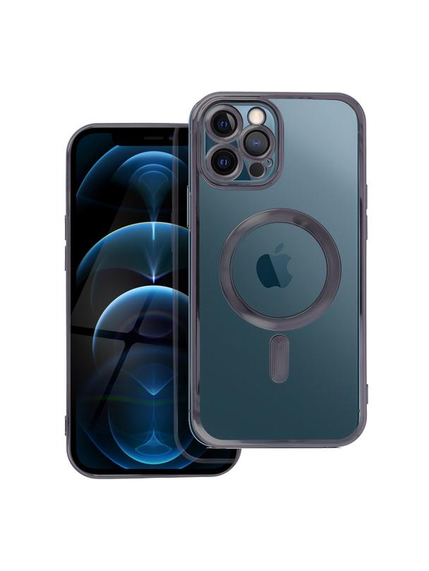 Futerał ELECTRO MAG COVER kompatybilny z MagSafe do IPHONE 12 Pro Max czarny