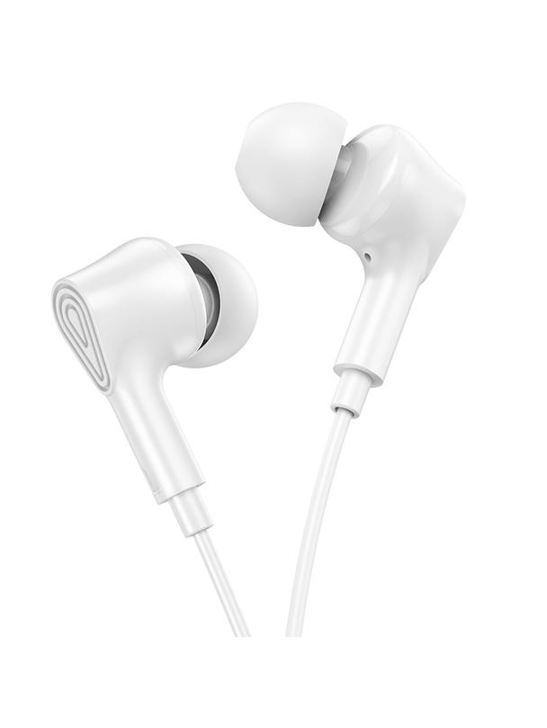 Słuchawki przewodowe douszne Jack 3,5 mm Hoco M102 białe