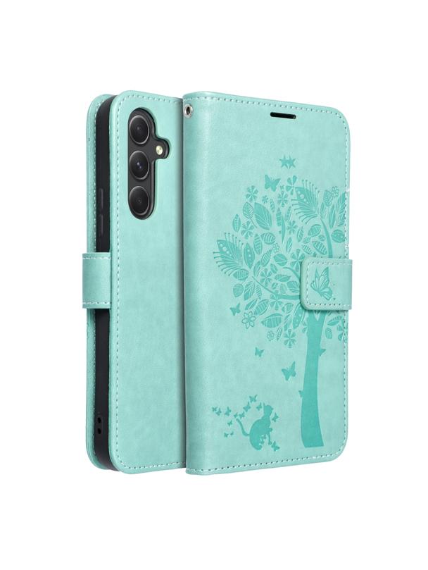 Kabura MEZZO Book do SAMSUNG A54 5G drzewo zielony