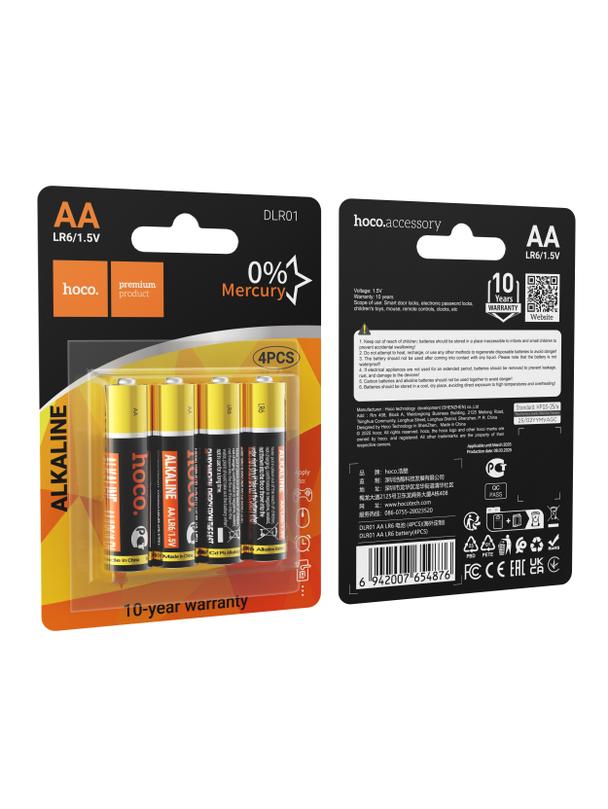 Bateria alkaliczna R6 (AA) Hoco DLR01 4 szt