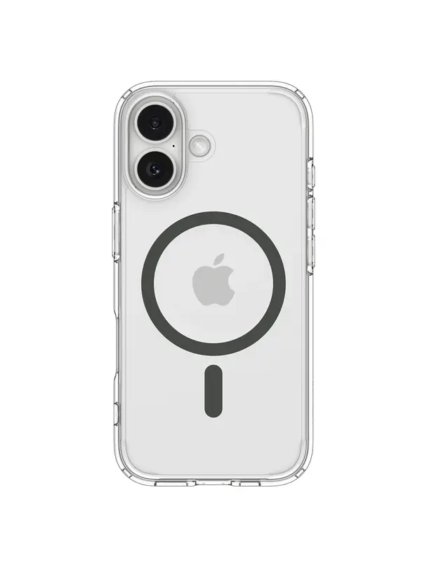 SPIGEN futerał ULTRA HYBRID MAG kompatybilny z MagSafe do IPHONE 17 clear graphite