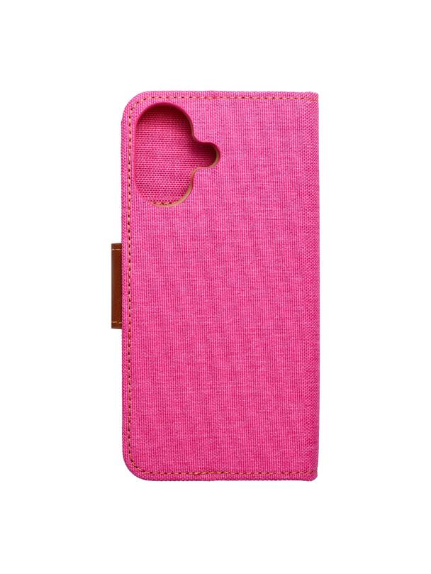 Kabura do IPHONE 16 Canvas Book różowy
