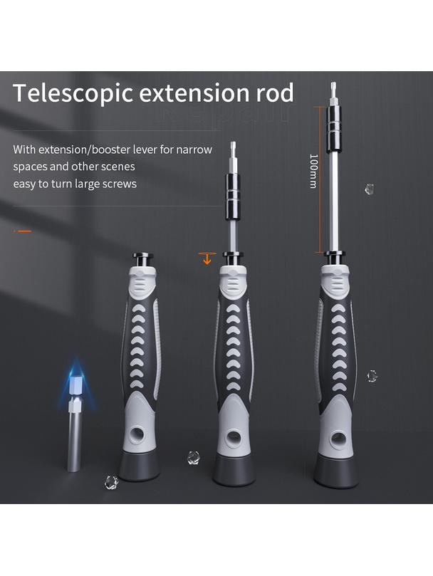 UF-TOOLS - Wkrętak precyzyjny z wymiennymi bitami 130w1