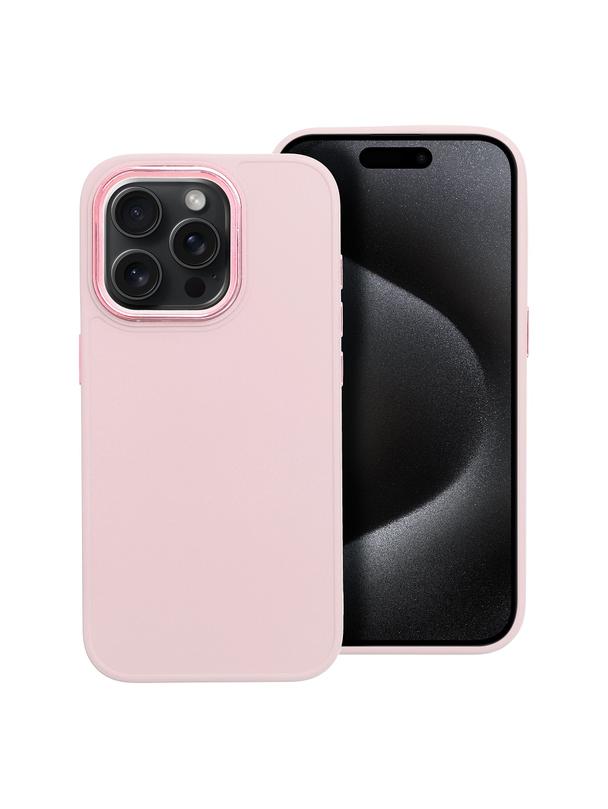 Futerał FRAME do IPHONE 15 Pro pudrowy róż