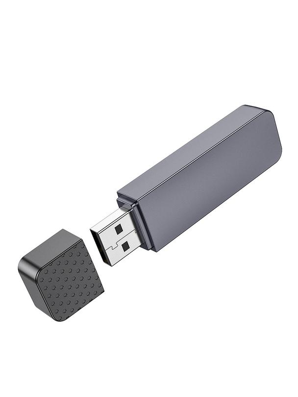 Czytnik kart SD / TF Hoco USB A 3.0 HB45 szary