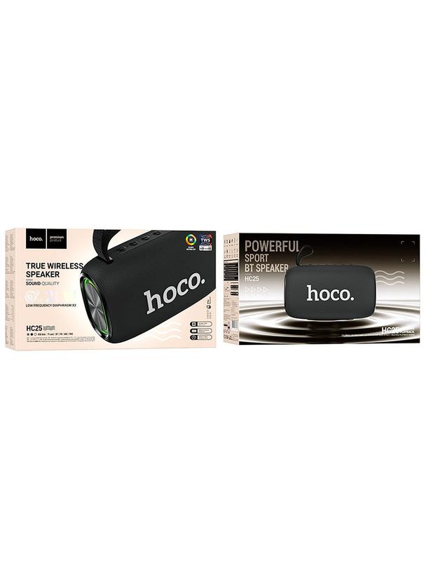 Głośnik bluetooth 2 x 10W 3h Hoco HC25 czarny