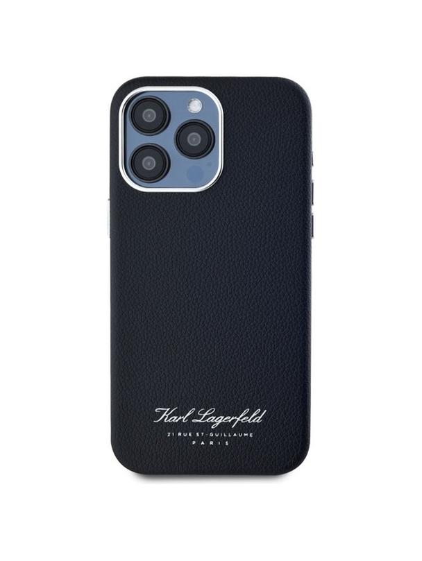 KARL LAGERFELD futerał do IPHONE 15 Pro Max KLHCP15XPGWCMKHK (FW PU Hotel RSG) black