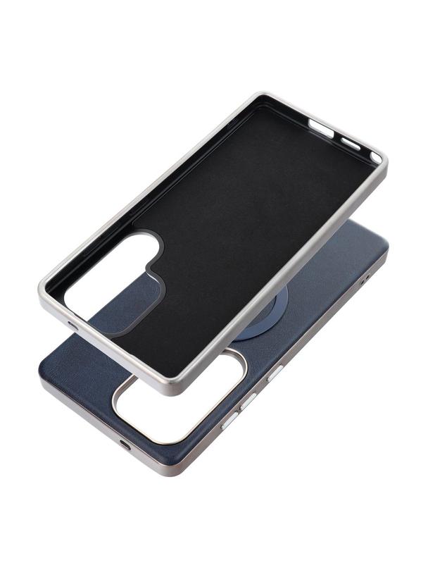 Futerał GENTLEMAN MAG COVER kompatybilny z MagSafe do SAMSUNG A17 granatowy