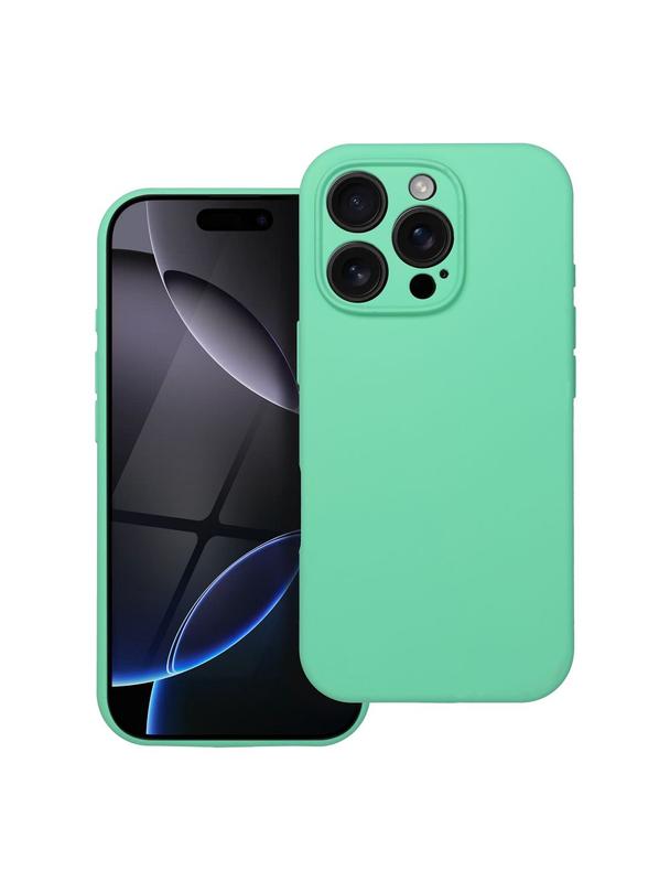 Futerał SILICONE 2mm do IPHONE 16 Pro kompatybilny z MagSafe miętowy