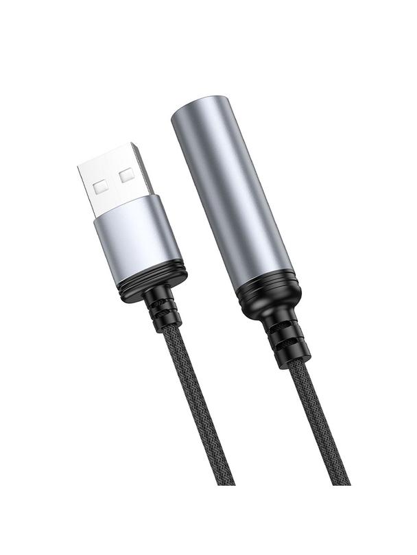 Adapter USB A do zapalniczka samochodowa Hoco 0,3 m UA30 czarny