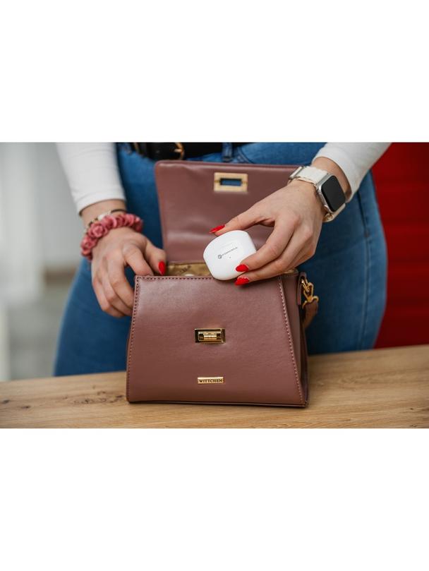 Słuchawki bezprzewodowe douszne Forcell F-Audio TWS Clear Sound białe